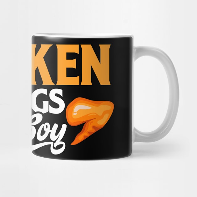 Chicken Wings Fanboy by LetsBeginDesigns